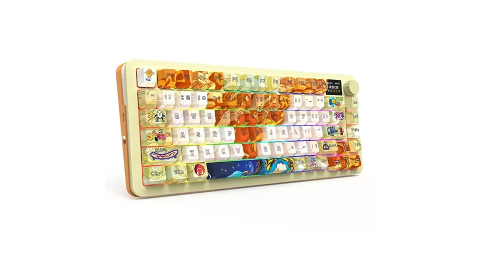 مشخصات کیبورد بی سیم گیمینگ ردراگون مدل FLEKACT K708 GF PRO RGB