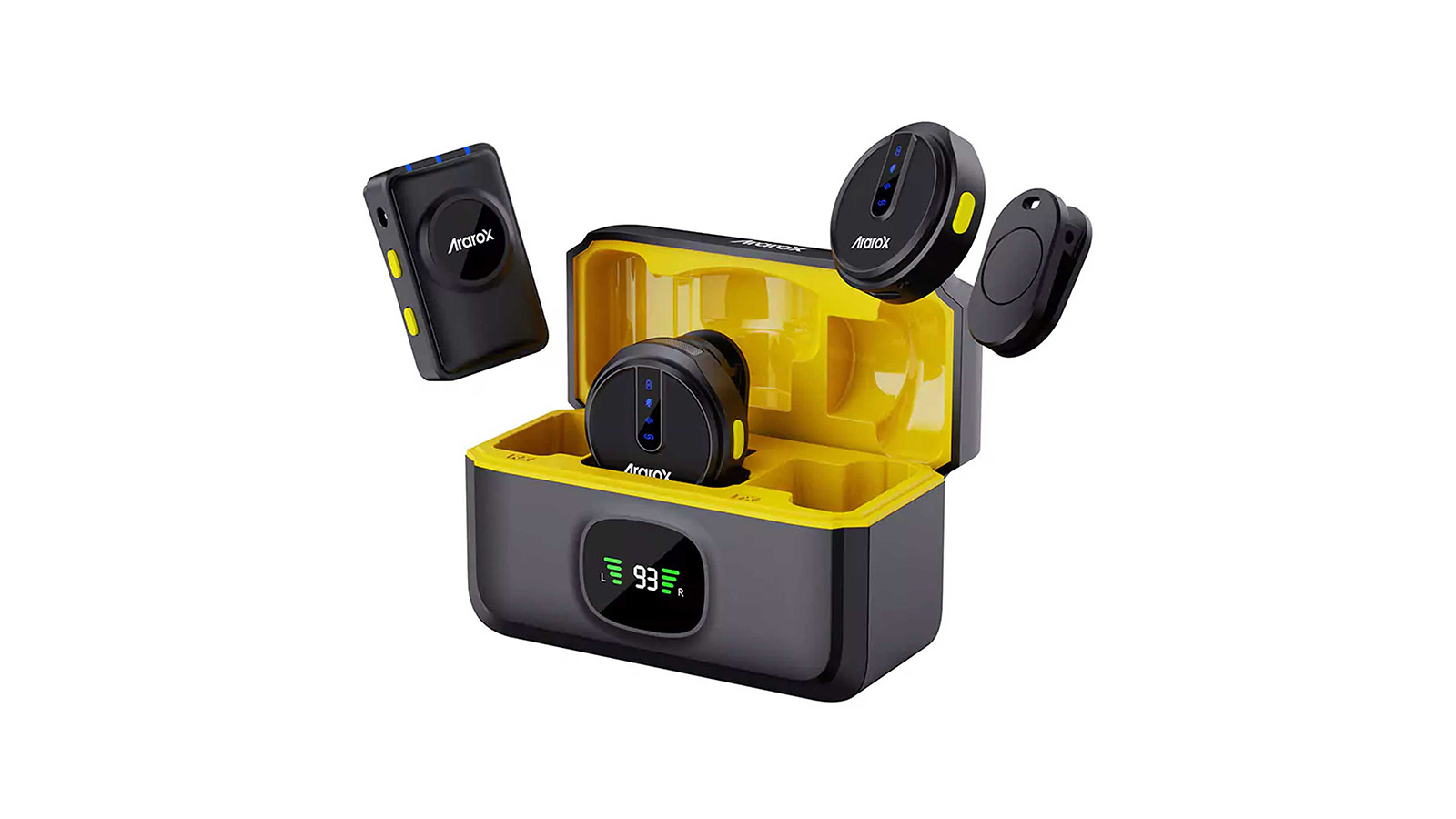 مشخصات میکروفون یقه ای بی سیم آراروکس M1 Dual