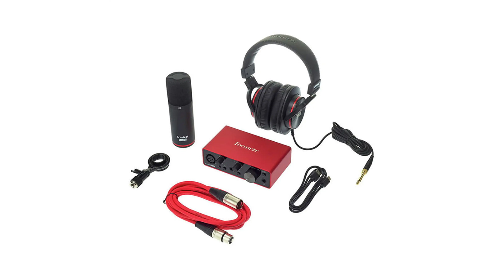 مشخصات فیزیکی پکیج استودیویی فوکوسرایت مدل Scarlett Solo Studio 3rd Gen