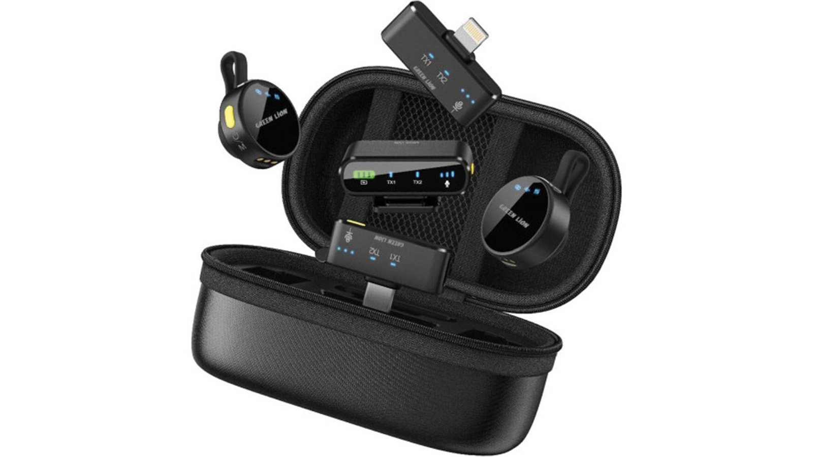 مشخصات میکروفون یقه&zwnj;ای بی&zwnj;سیم گرین&zwnj;لاین مدل GM85X GNGM85XMICBK