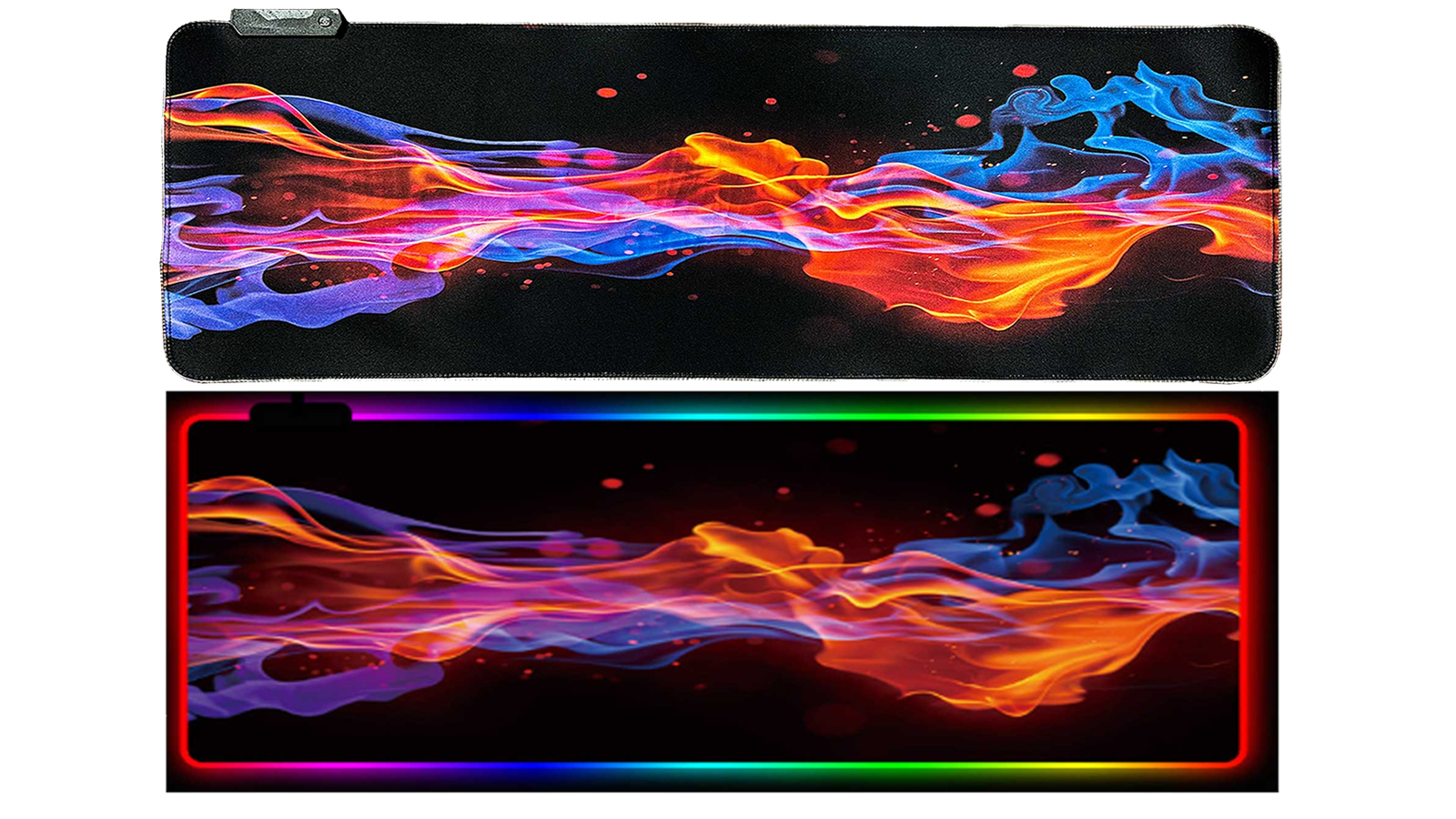 خرید و قیمت ماوس پد گیمینگ RGB نئون  Asus با ابعاد 30×80 سانتی متر