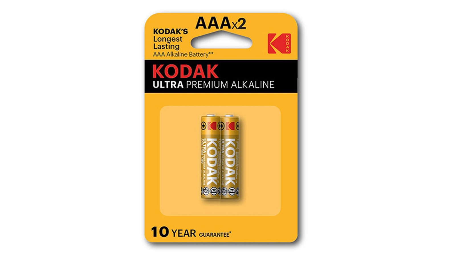قیمت و خرید باتری آلکالاین نیم قلمی (AAA) کداک مدل ULTRA PREMIUM ALKALINE بسته 2 عددی