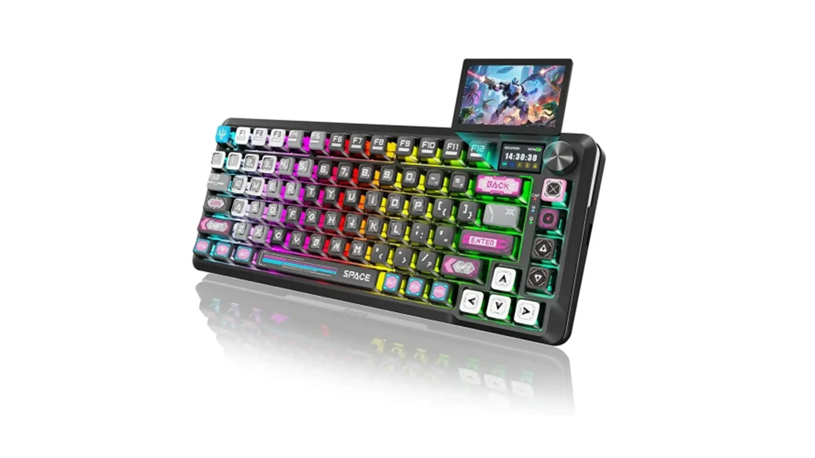 راهنمای خرید کیبورد بی سیم گیمینگ ردراگون مدل FLEKACT K708 MC PRO RGB