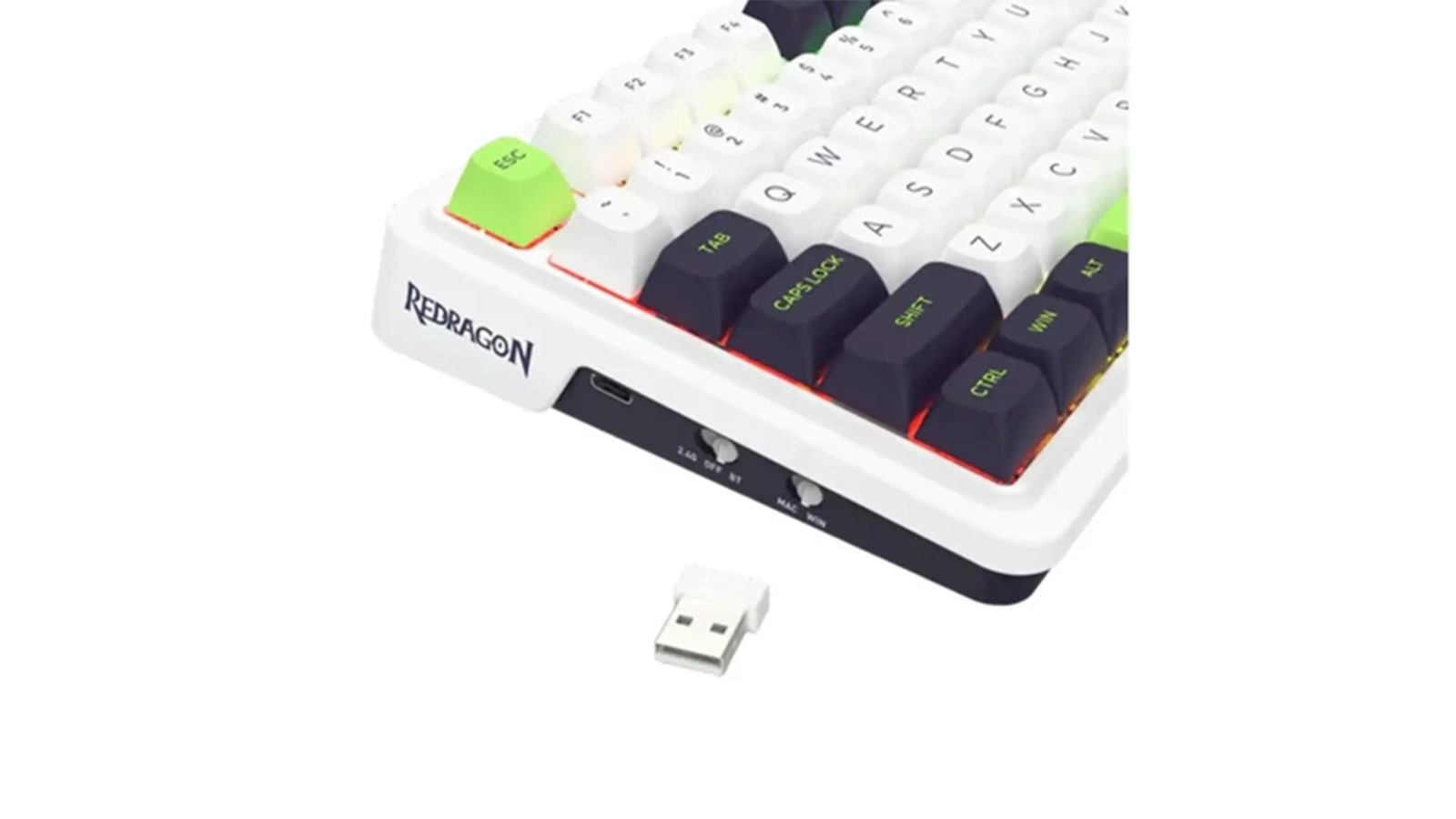 خرید کیبورد بی سیم مکانیکال گیمینگ ردراگون مدل EISA K686 WBG PRO