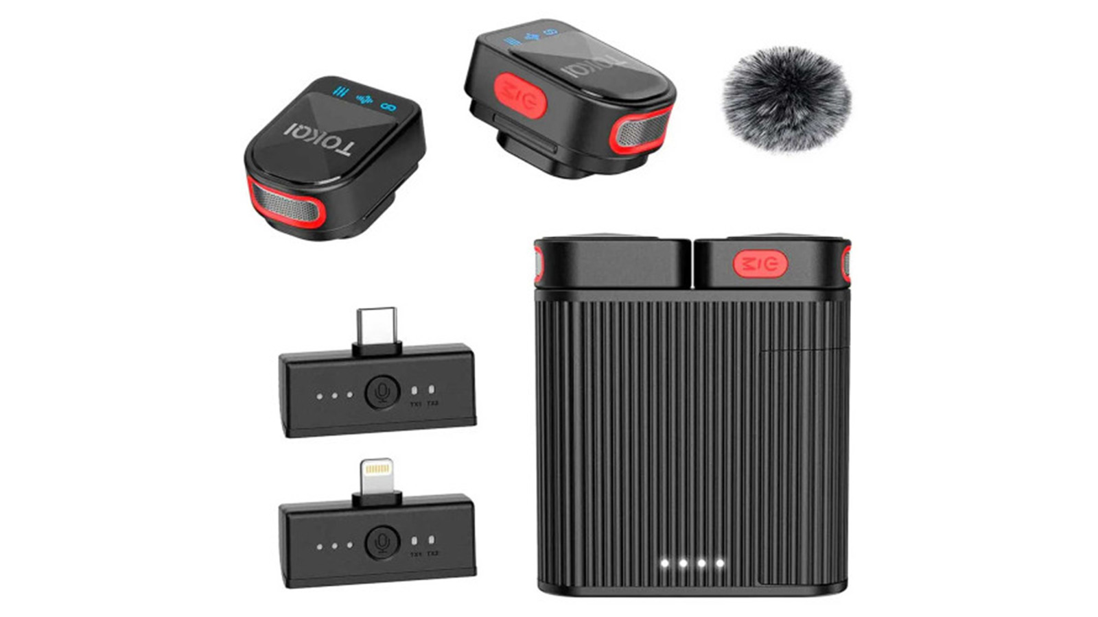 مشخصات میکروفون یقه&zwnj;ای بی&zwnj;سیم دکمه&zwnj;ای توکی&zwnj;کی مدل H01