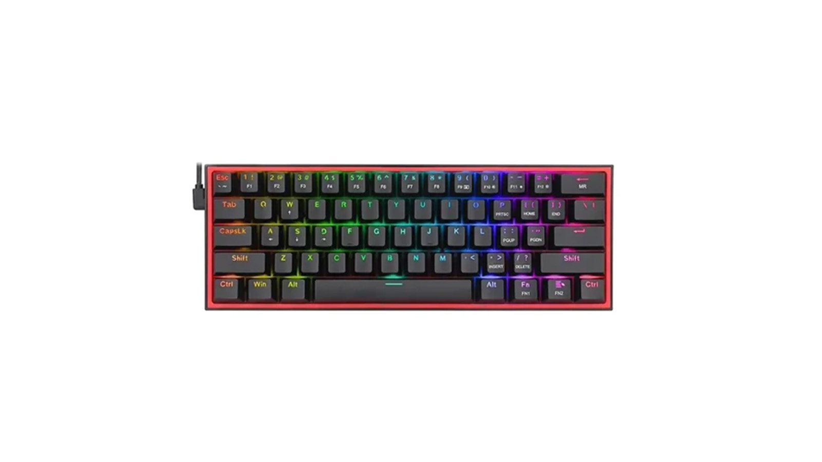 مشخصات کیبورد مکانیکال گیمینگ ردراگون مدل K617 FIZZ RGB Black