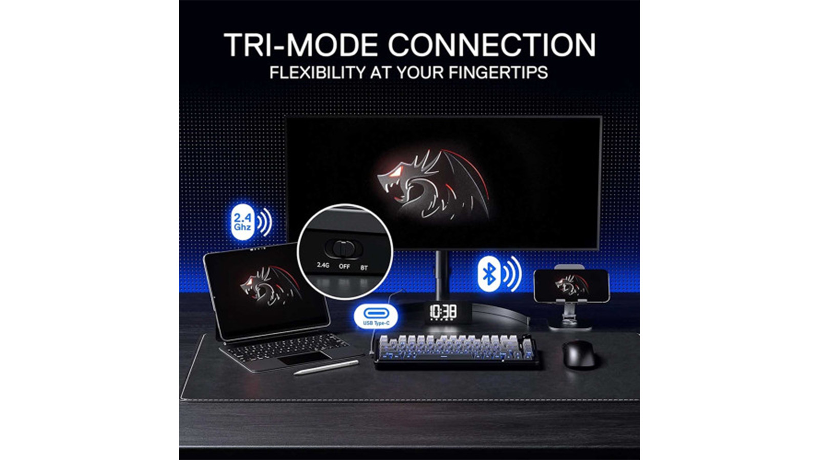 قابلیت&zwnj;ها و ویژگی&zwnj;های کیبورد Redragon Ucal Pro K673 SP RGB