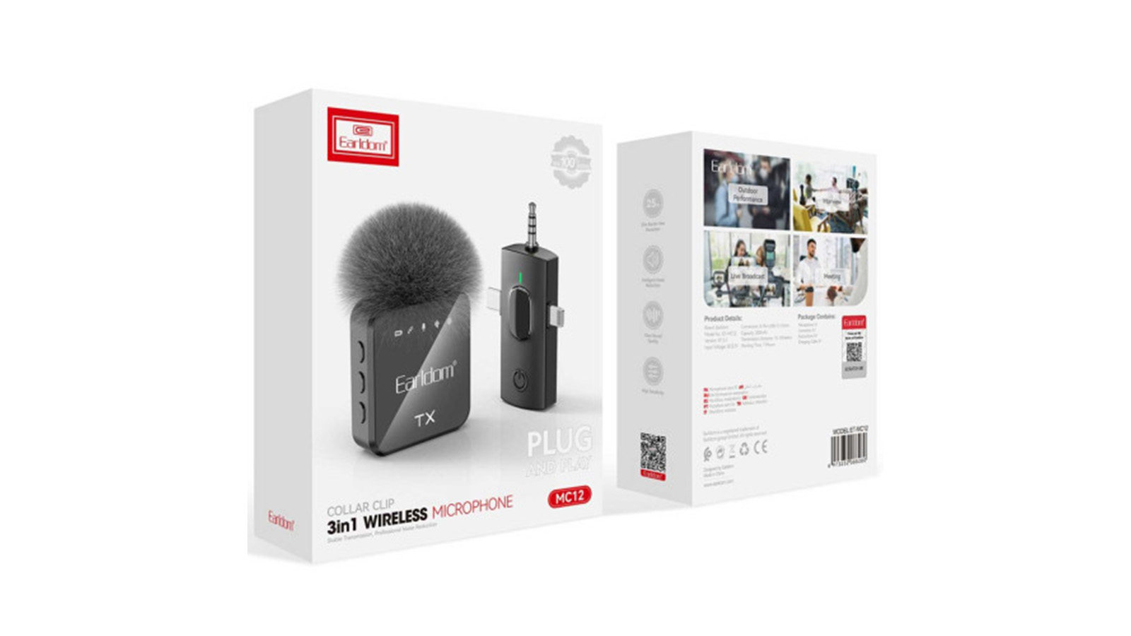 راهنمای خرید میکروفون یقه‌ای بی‌سیم ارلدام مدل ET-MC12