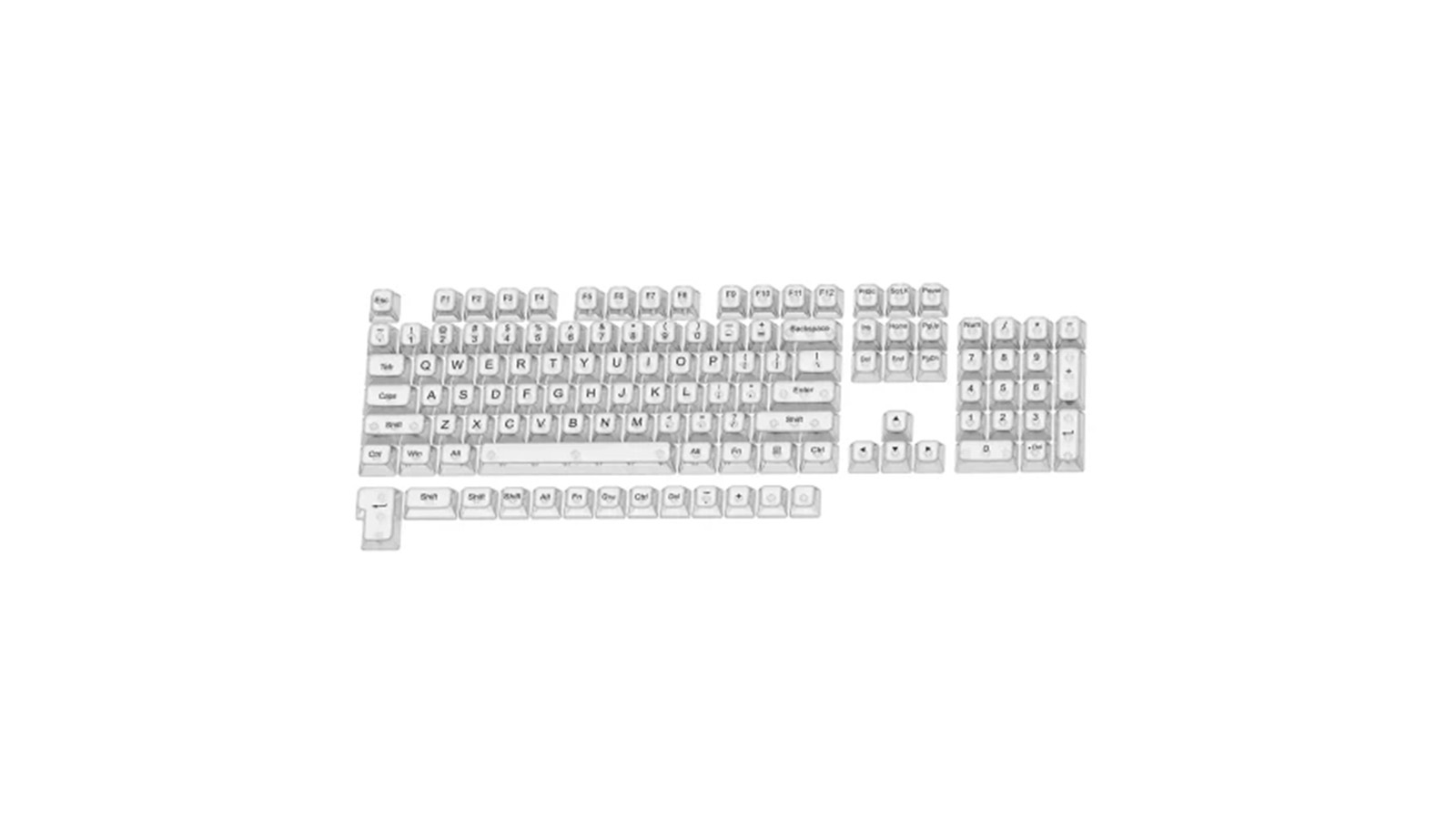 مشخصات کلید کیبورد مکانیکال ردراگون مدل A137 Transparent