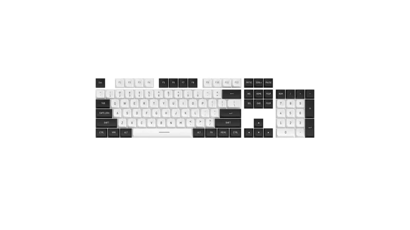 مشخصات کلید کیبورد مکانیکال ردراگون مدل A132 CSA PBT