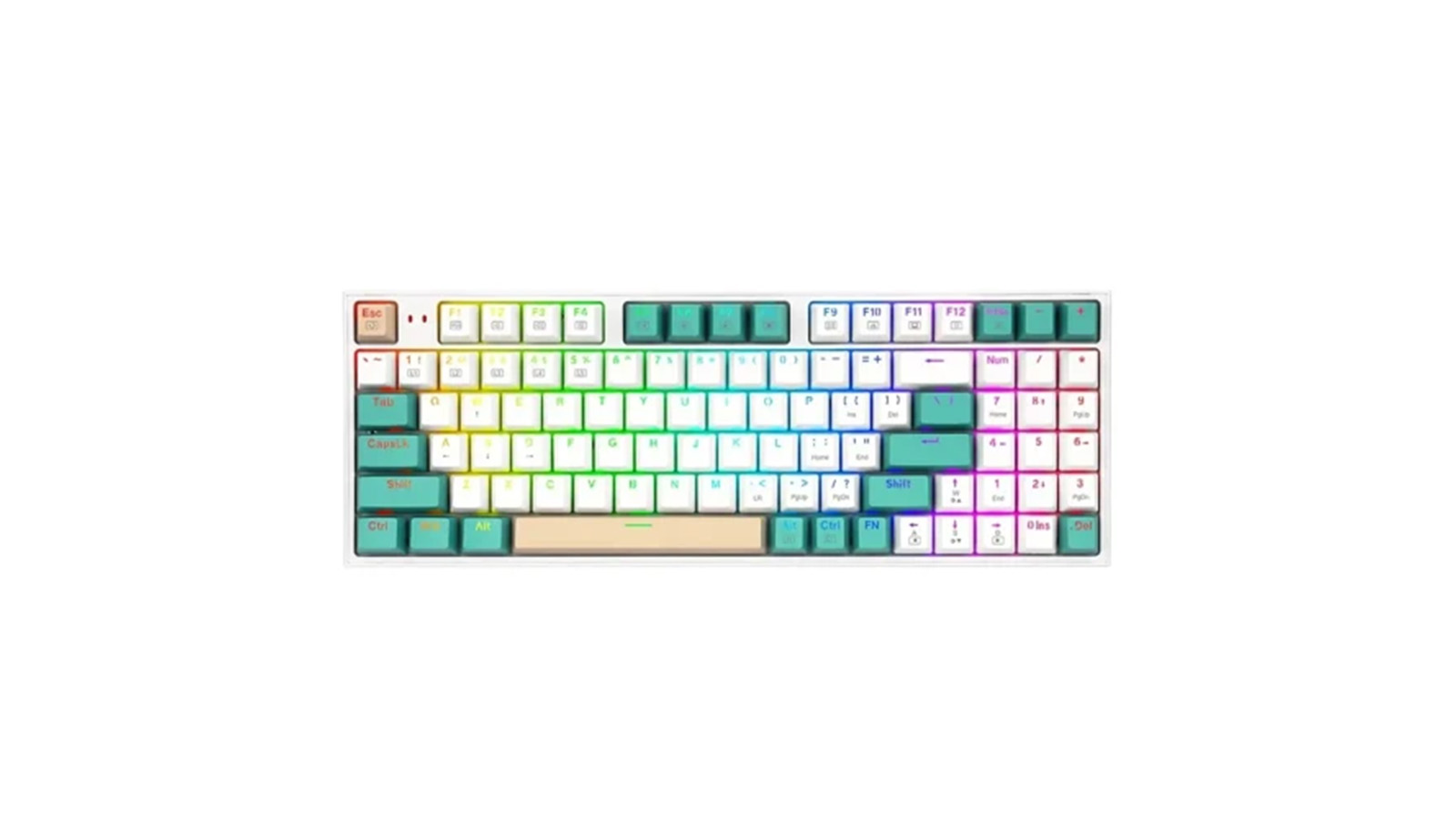 مشخصات کیبورد بی سیم ردراگون مدل K643 WGC RGB PRO
