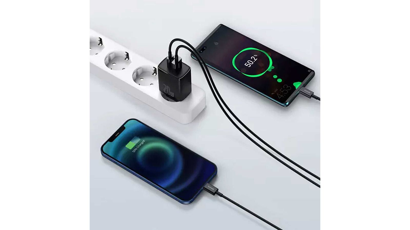 خرید شارژر فست شارژ باسئوس مدل Compact Quick توان 20 وات