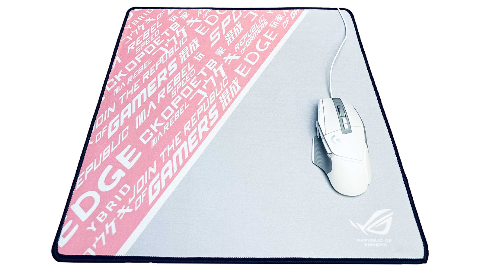 خرید و قیمت ماوس پد گیمینگ REBEL PINK  Asusصورتی با ابعاد 40×45 سانتی متر