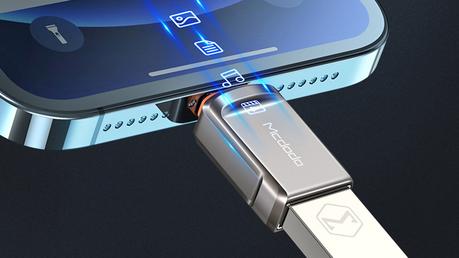قیمت و خرید مبدل USB به لایتینینگ مک دودو مدل OT-8600