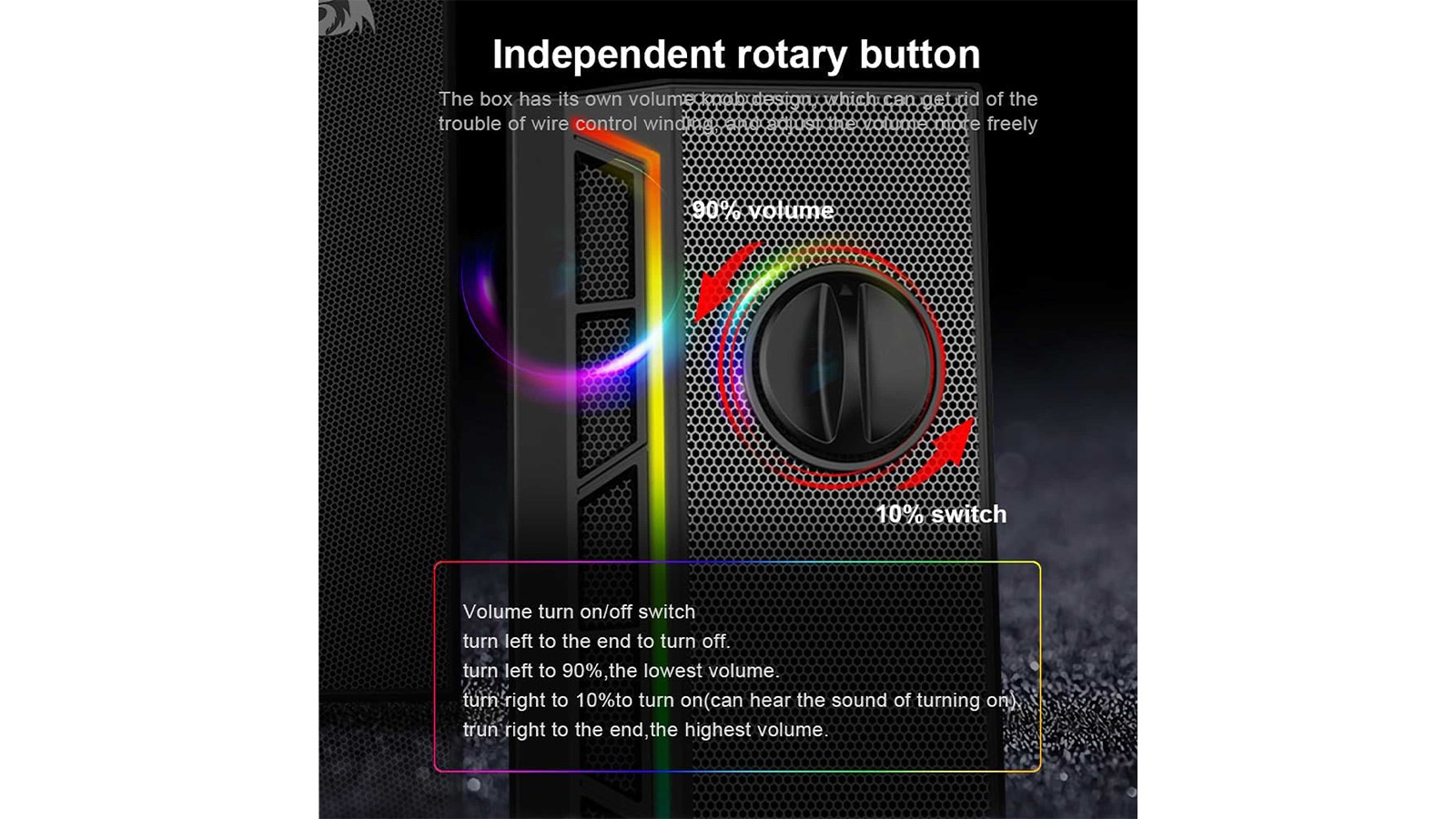 راهنمای خرید اسپیکر ردراگون مدل GS580 Calliope RGB