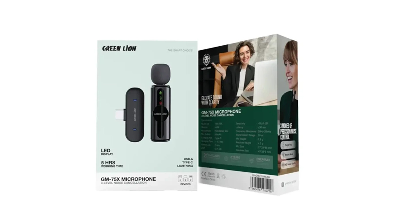 راهنمای خرید میکروفون یقهای بی سیم تک کاربره گرین لاین مدل GM 75X