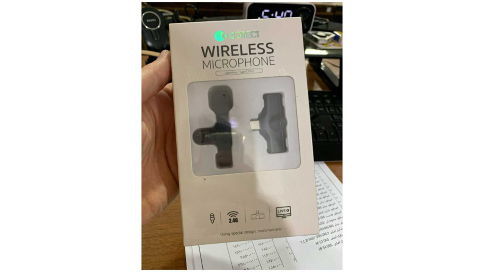 راهنمای خرید میکروفون بیسیم یقهای کوتتسی مدل 74004