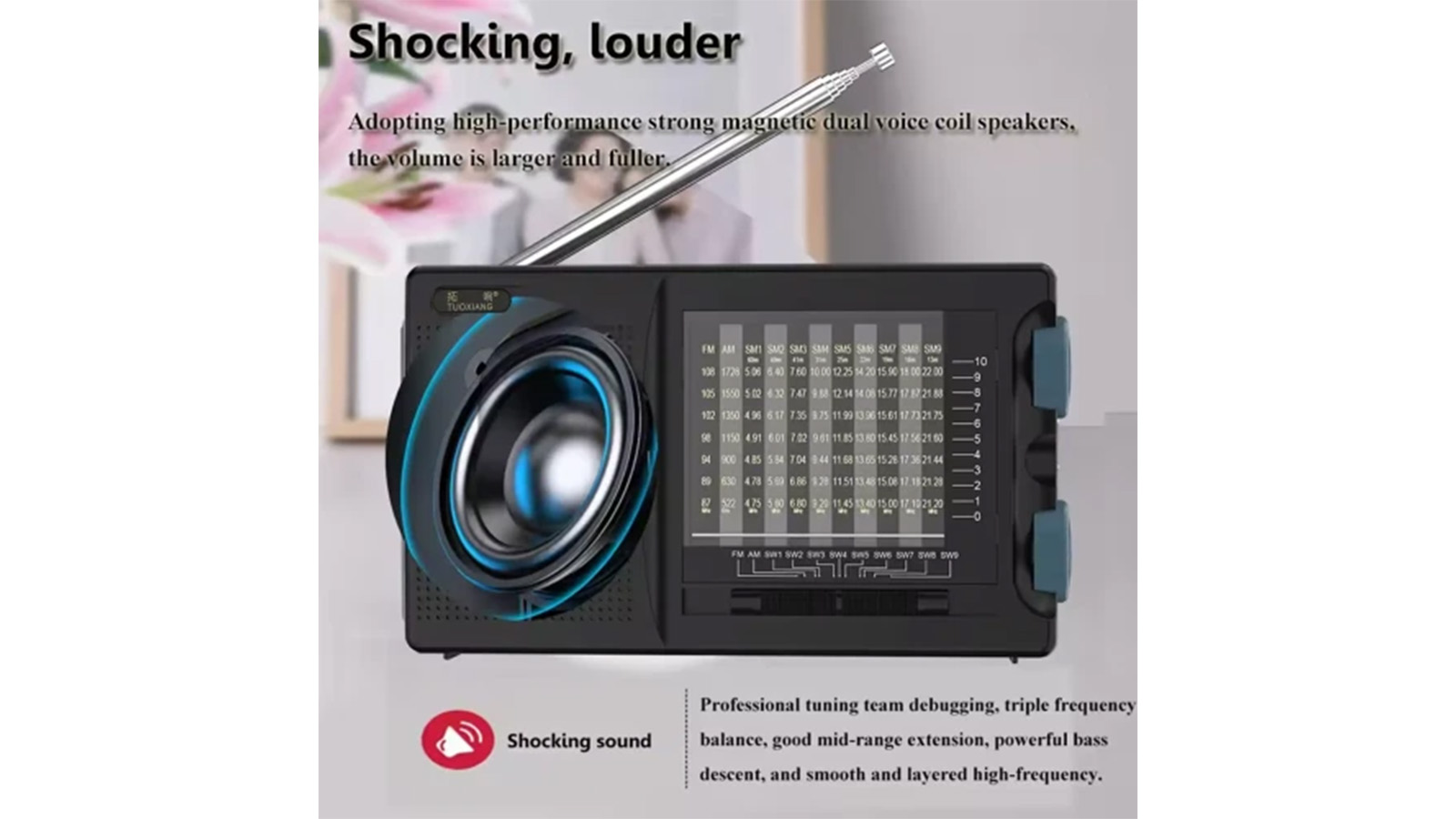 راهنمای خرید رادیو بلوتوثی توشیانگ مدل T6663