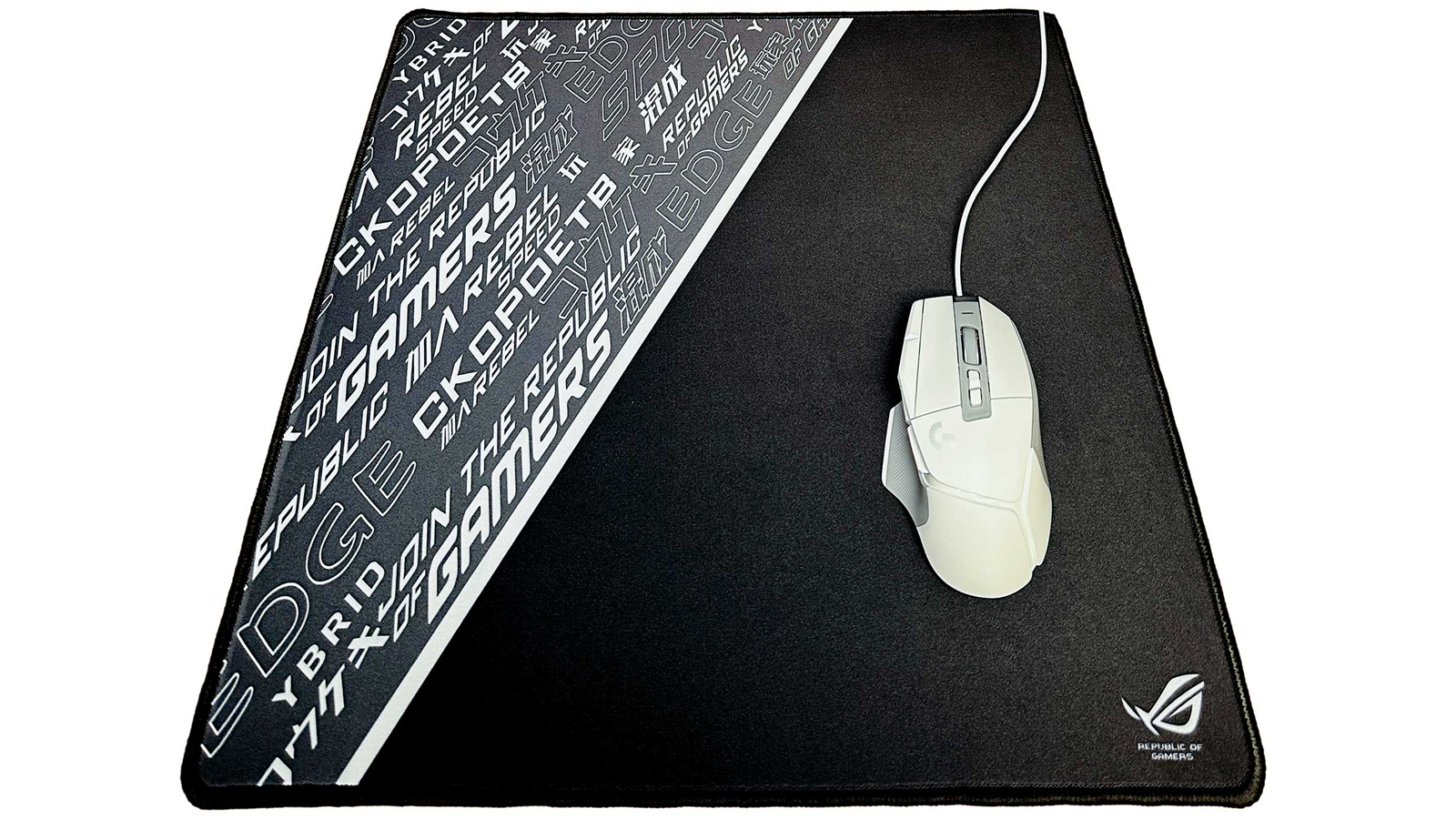 خرید و قیمت ماوس پد گیمینگ REBEL BLACK  Asusمشکی با ابعاد 40×45 سانتی متر