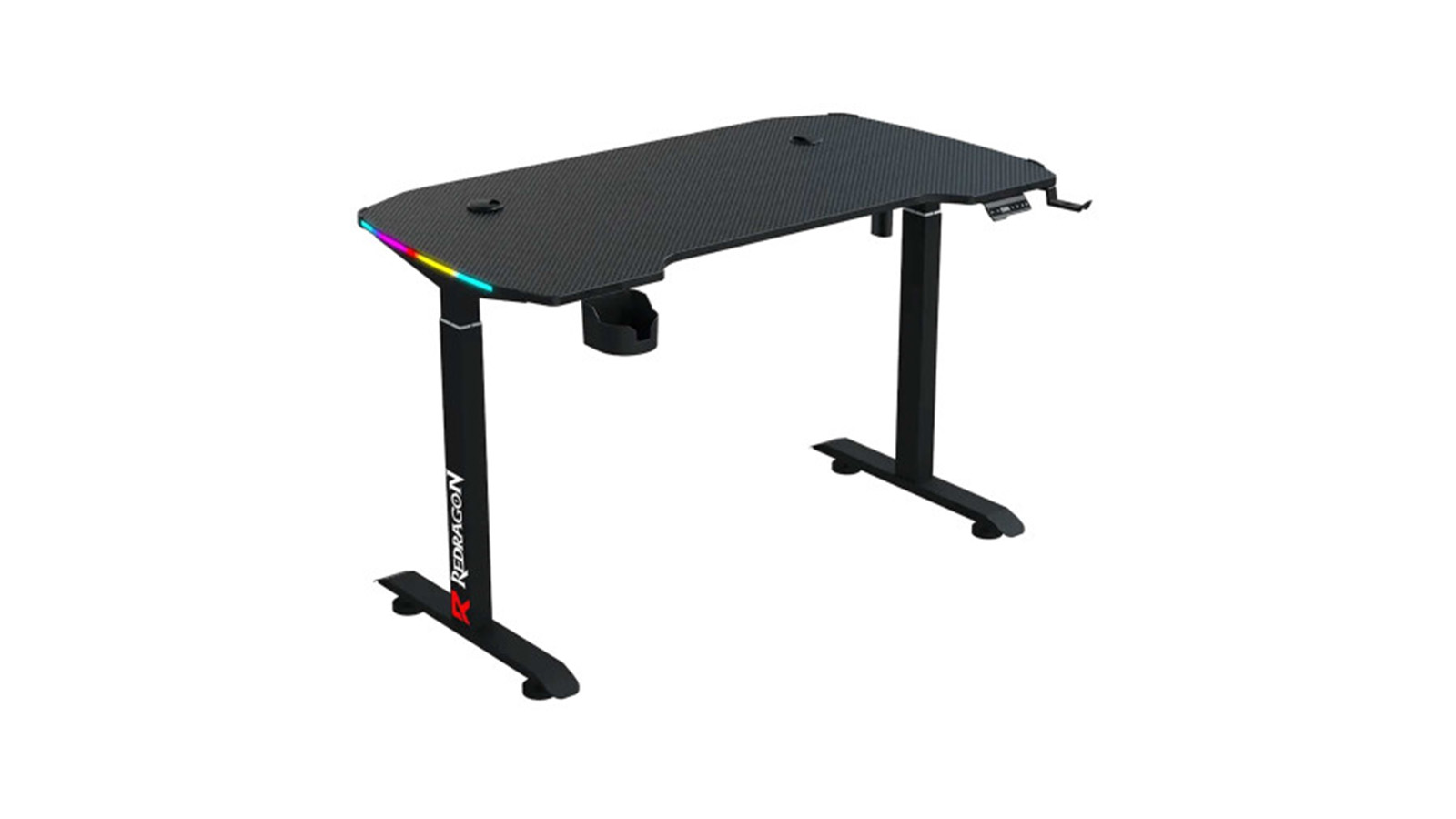 مشخصات میز گیمینگ موتور دار ردراگون مدل GD 3320 M 140cm RGB