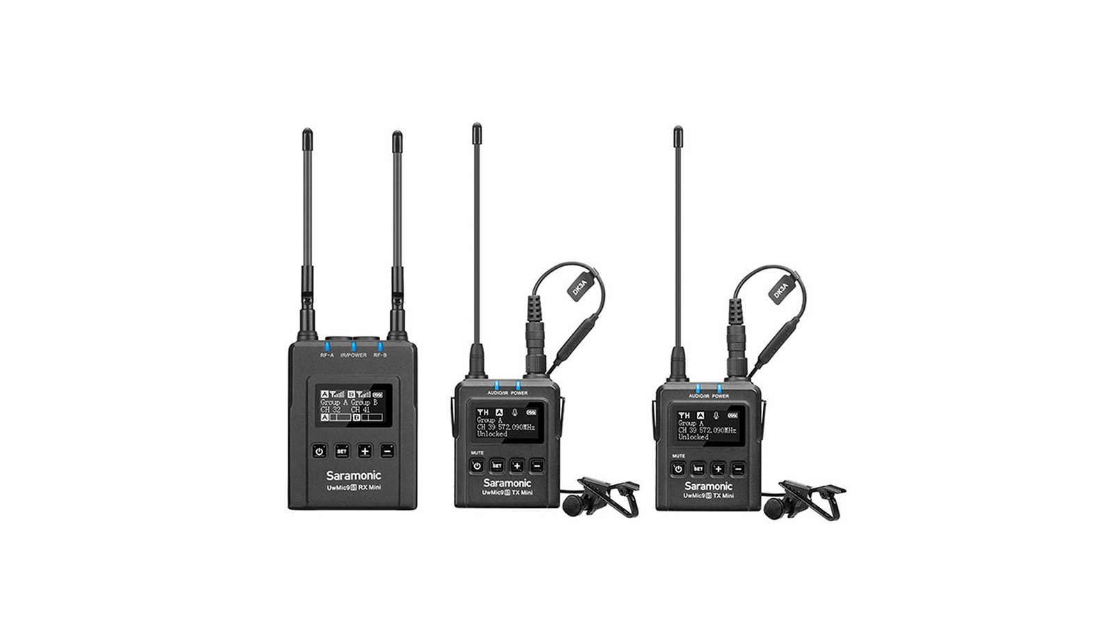 مشخصات میکروفون بی‌سیم یقه‌ای سارامونیک مدل UwMic9S Mini Kit 2