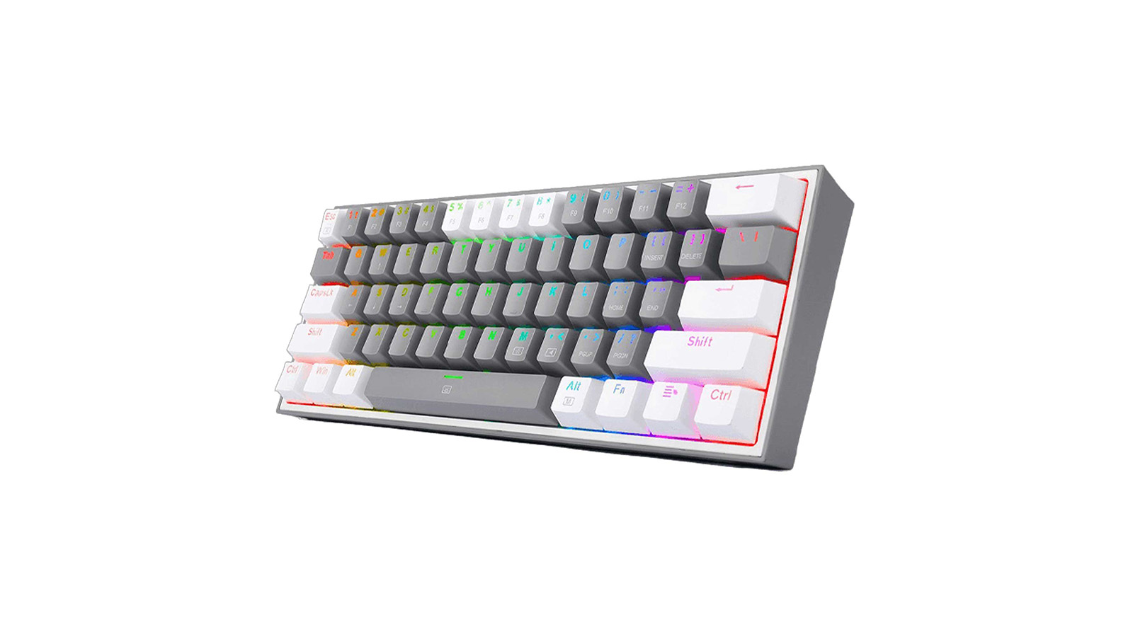 مشخصات ظاهری کیبورد گیمینگ ردراگون Fizz K617 RGB Gray
