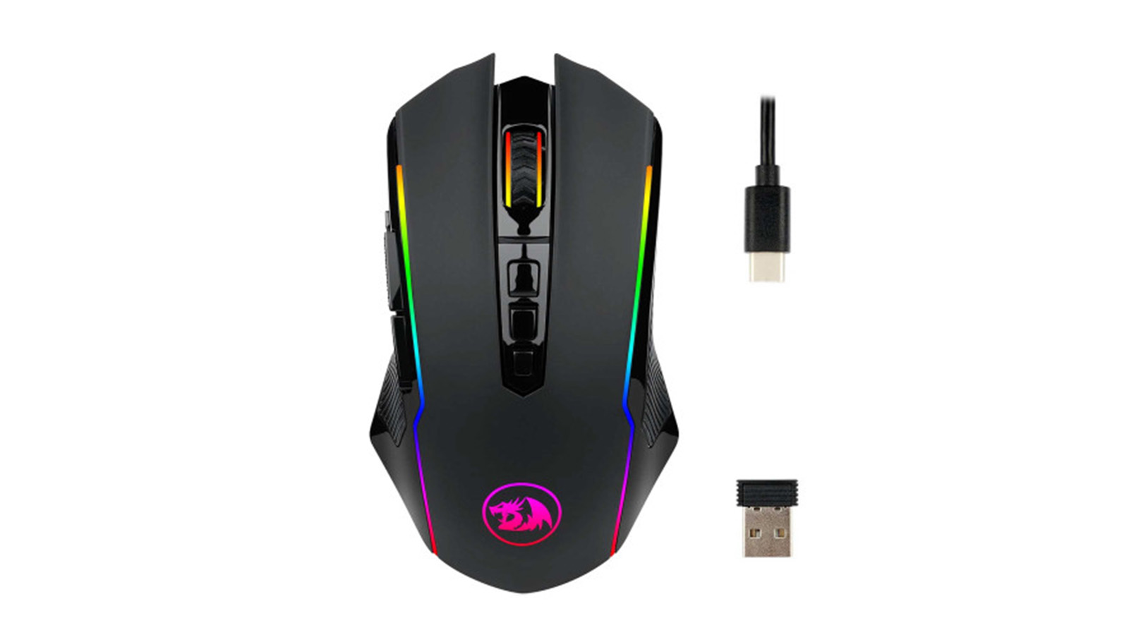 مشخصات فیزیکی ماوس گیمینگ بی‌سیم ردراگون مدل M910 KS RGB