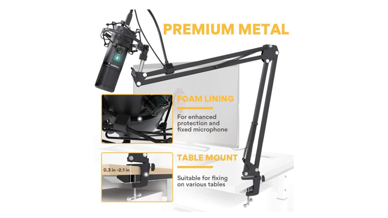 بررسی و مقایسه میکروفون استودیویی ماونو مدل AU-PM422