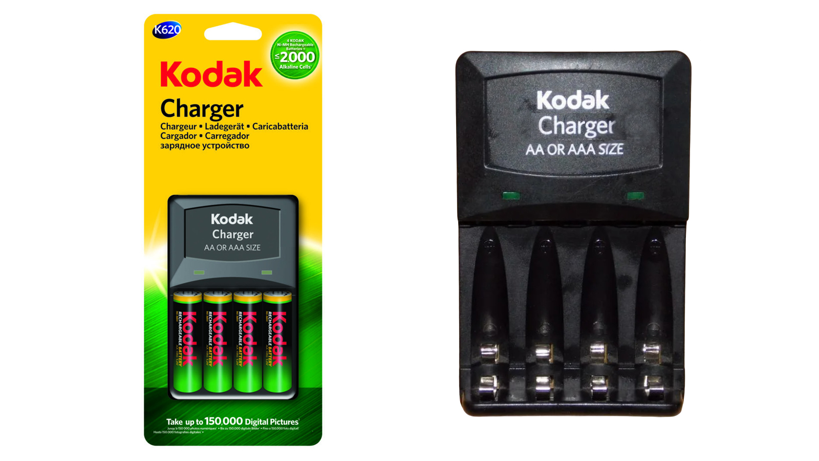 معرفی شارژر باتری کداک K620 همراه باتری kodak