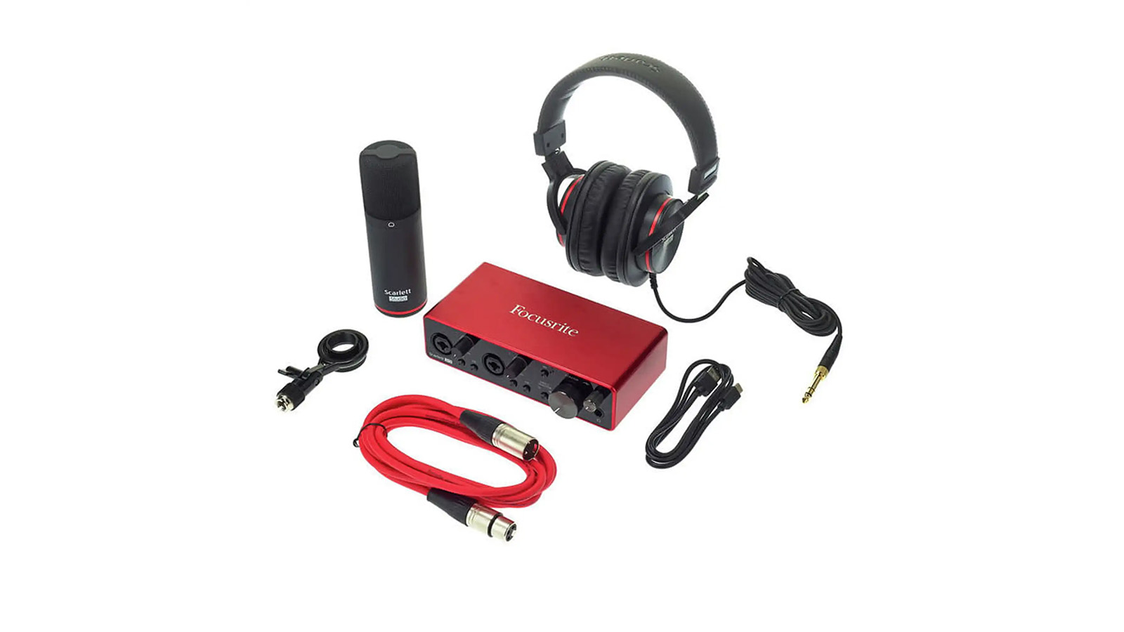 مشخصات پکیج استودیویی فوکوسرایت Scarlett 2i2 Studio 3rd Gen