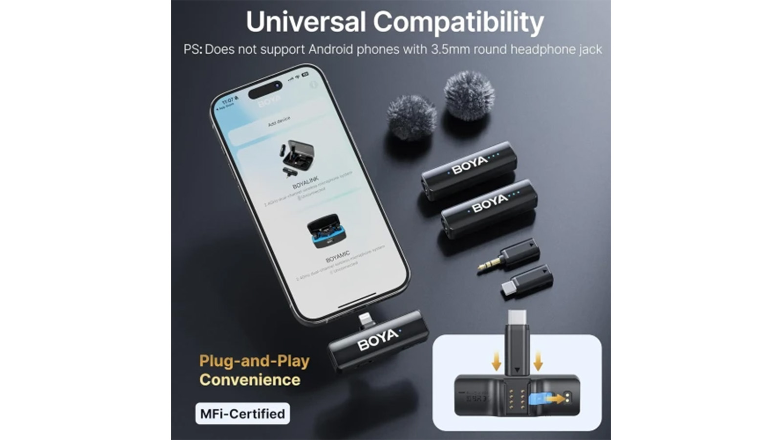 راهنمای خرید میکروفون یقه‌ای بی‌سیم بویا BOYALINK 2