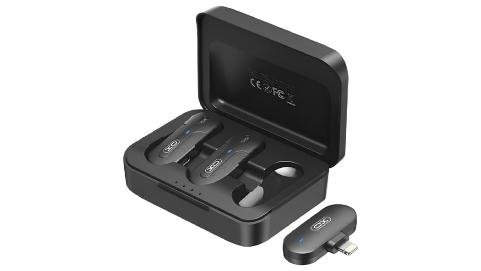 مشخصات میکروفون بی&zwnj;سیم یقه&zwnj;ای لایتنینگ ایکس او مدل MKF09B