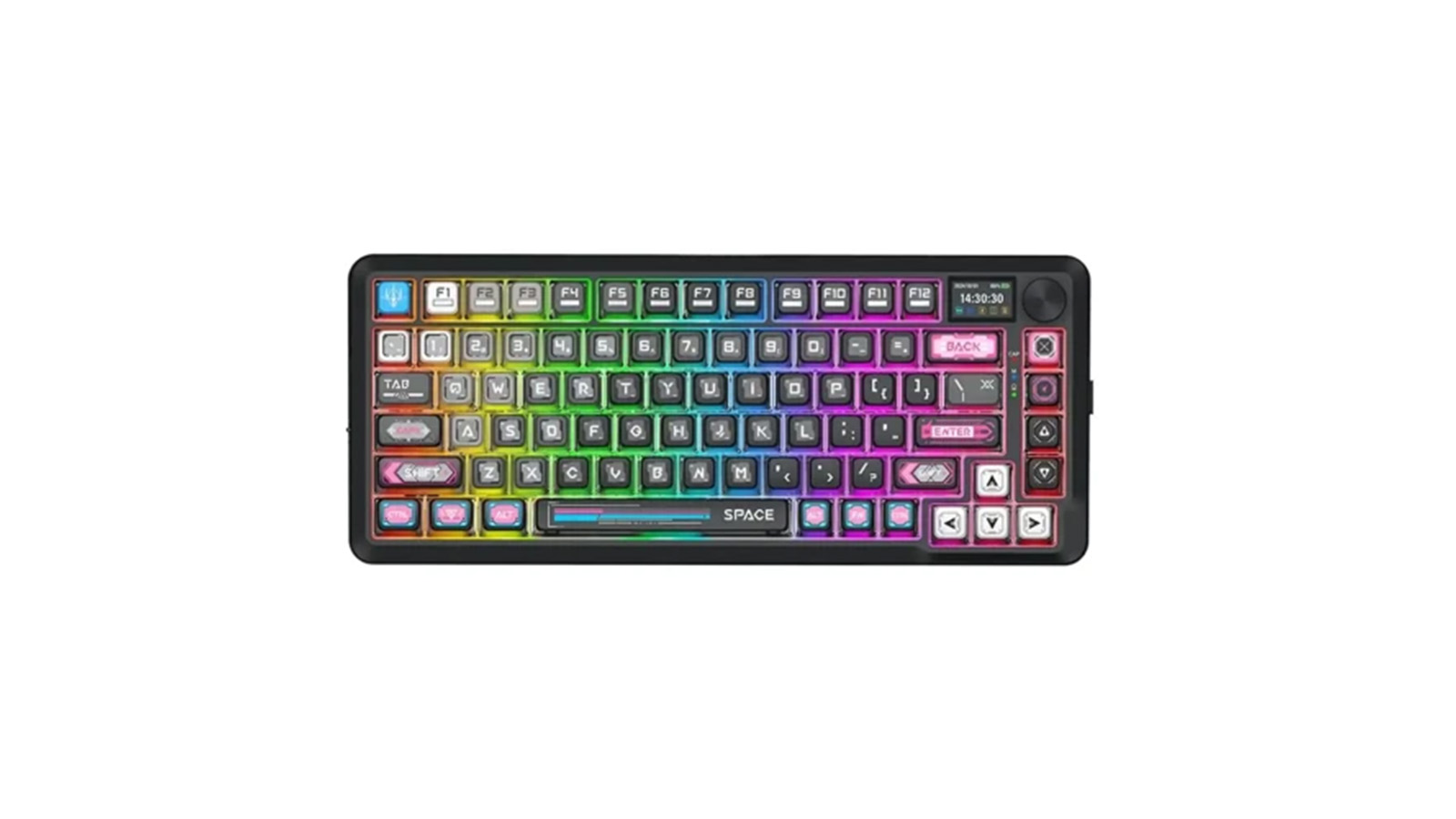 مشخصات کیبورد بی سیم گیمینگ ردراگون مدل FLEKACT K708 MC PRO RGB