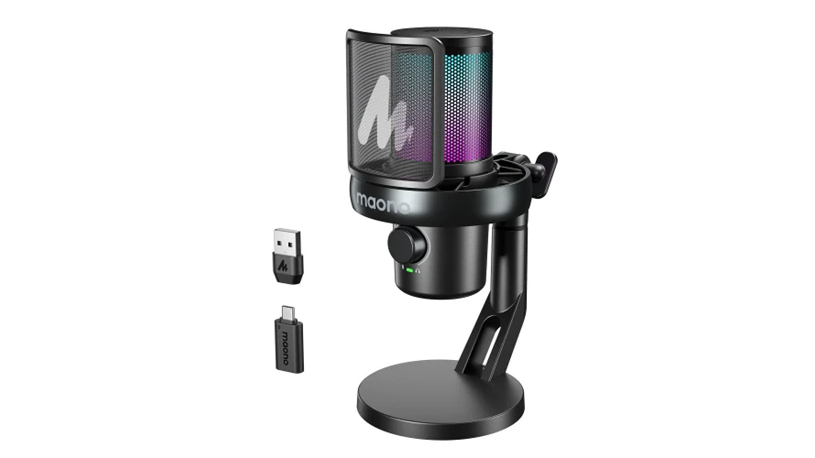 مشخصات میکروفون استودیویی بی‌سیم ماونو مدل DM40 Pro RGB