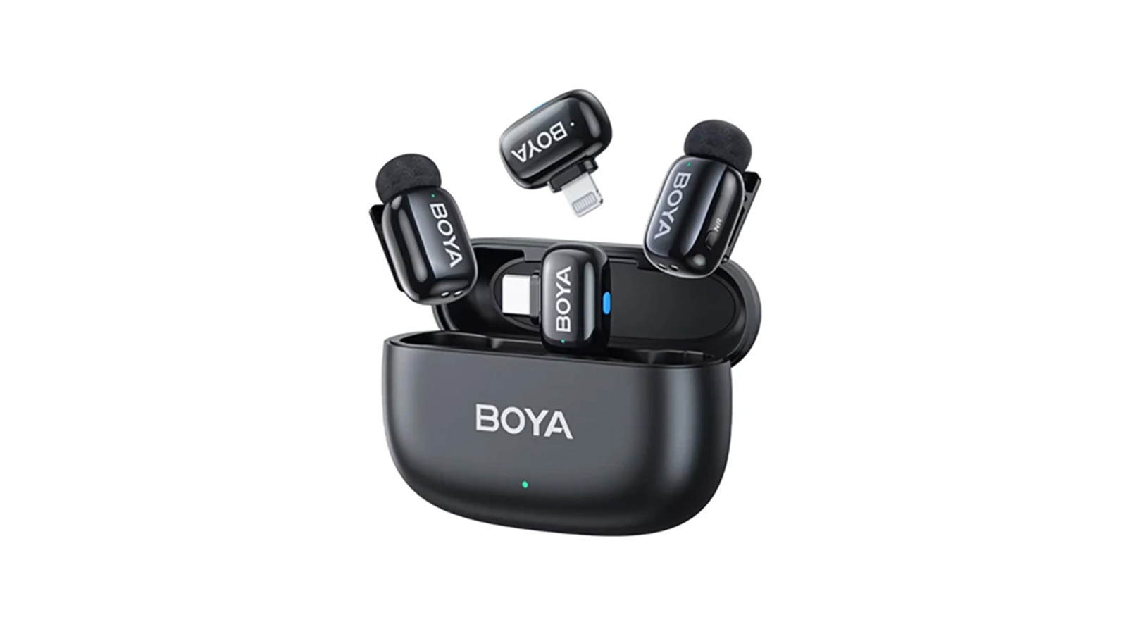 مشخصات میکروفون یقه&zwnj;ای دو کاربره بویا مدل BOYA MINI2 01 COMBO رابط Type-C و Lightning