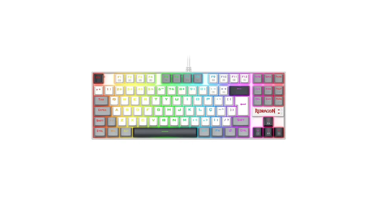مشخصات کیبورد مکانیکال گیمینگ ردراگون مدل KUMARA K552 WGL RGB
