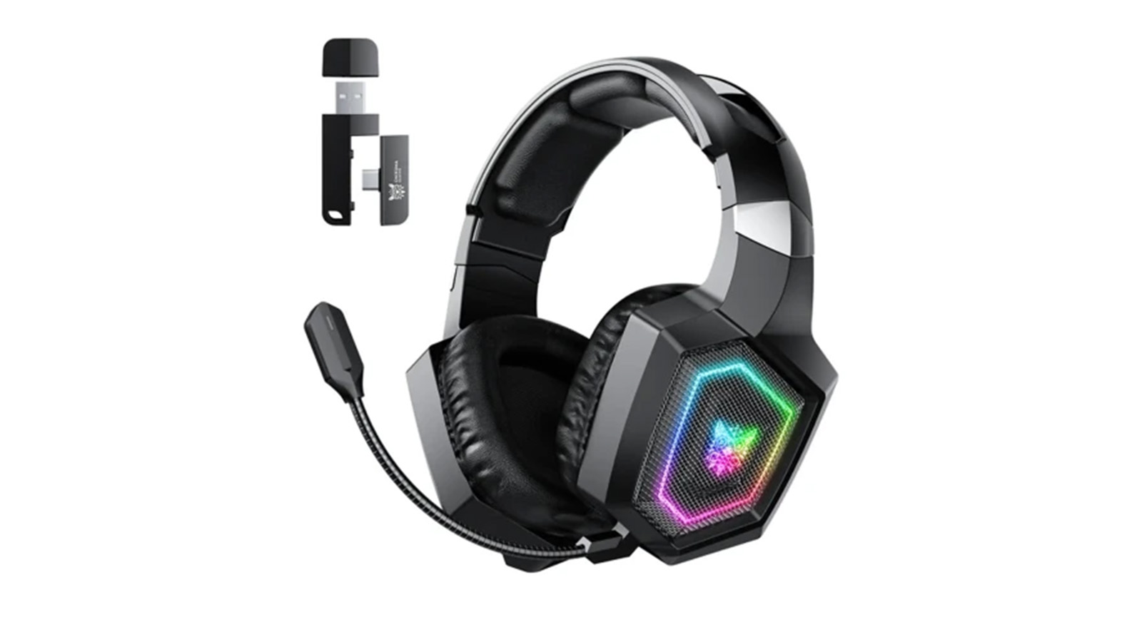 مشخصات فیزیکی هدفون بی‌سیم اونیکوما GT806 RGB