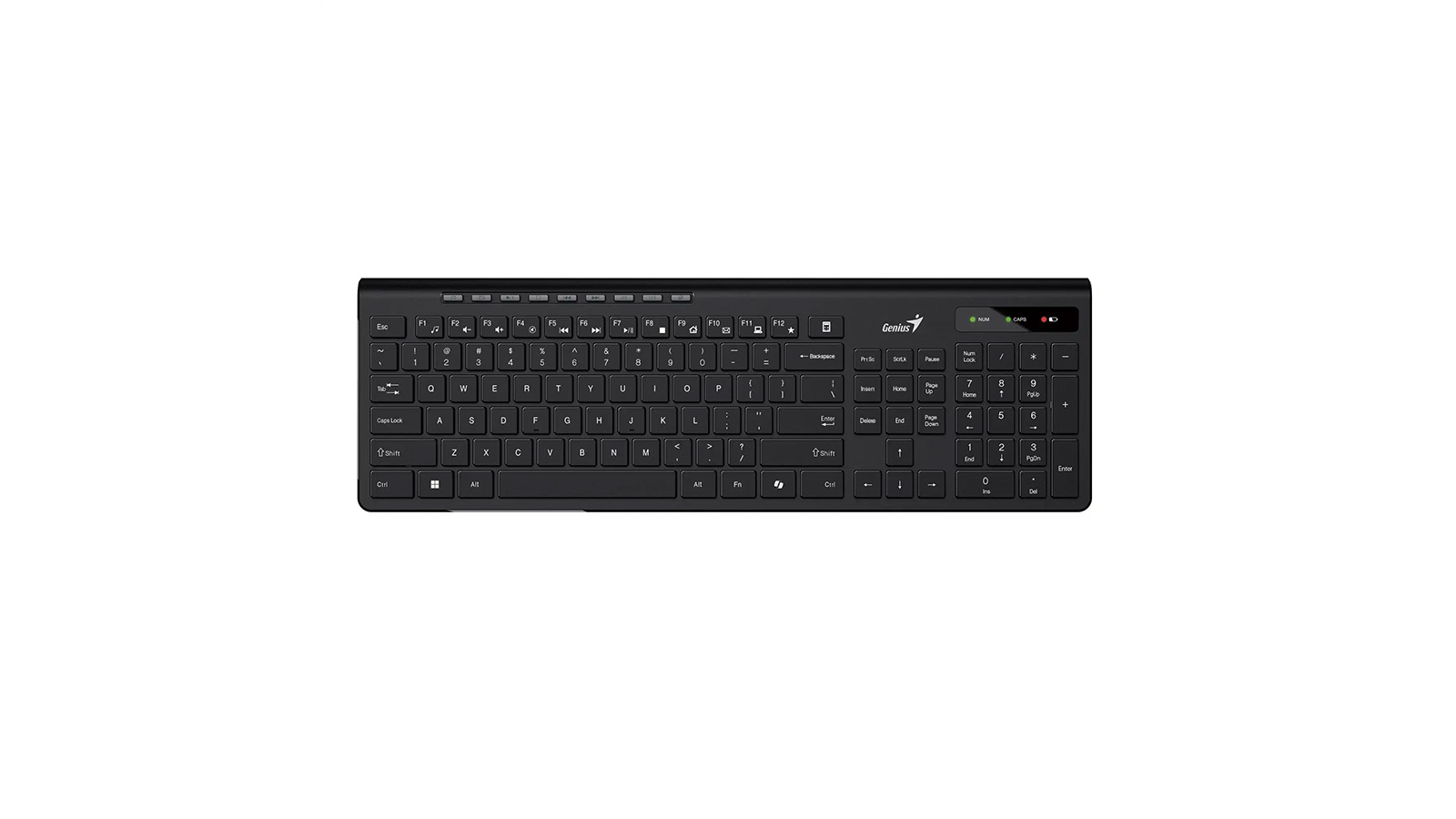 مشخصات کیبورد بی سیم جنیوس مدل SLIMSTAR 7230