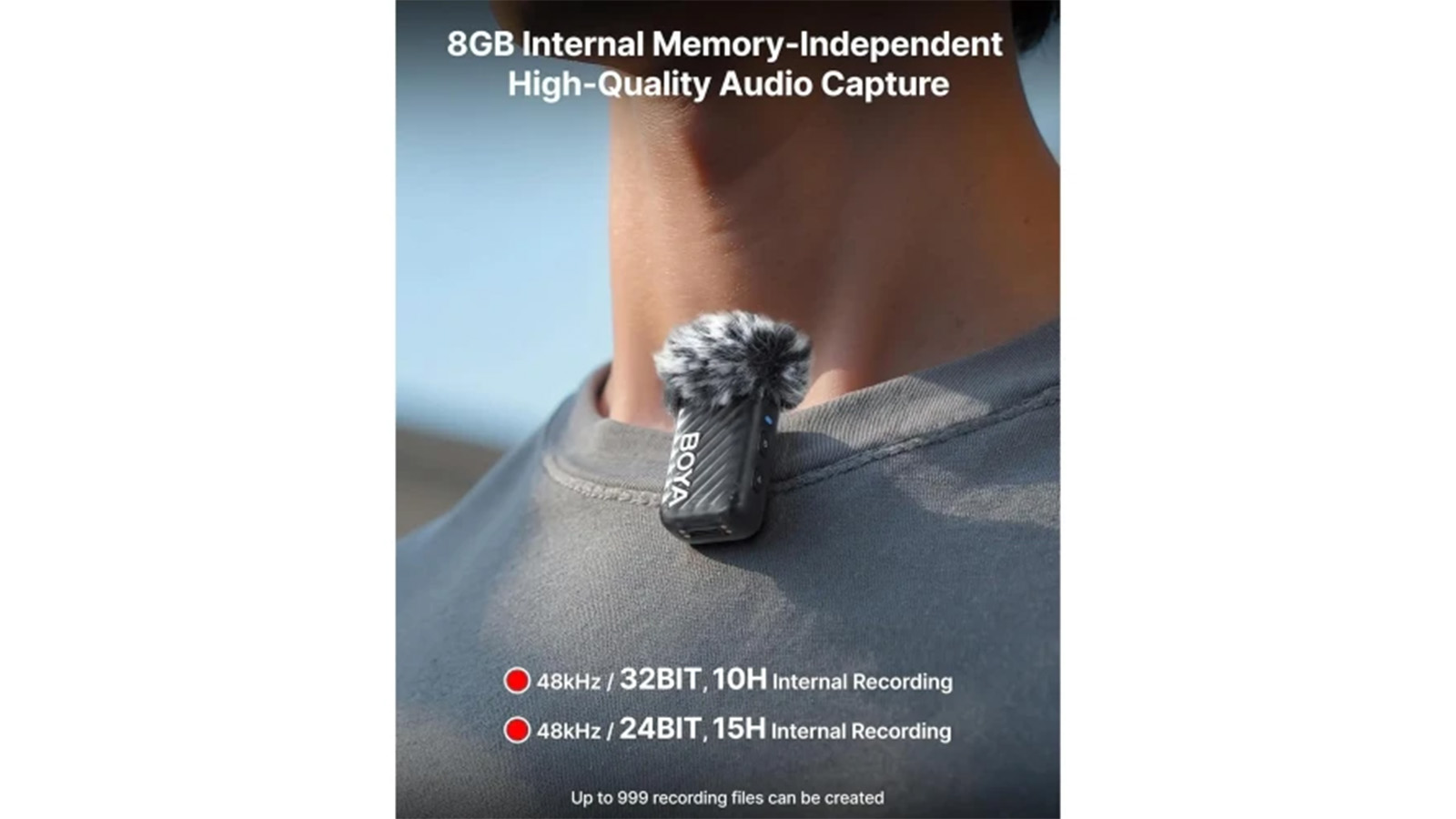 راهنمای خرید میکروفون یقه ای بی سیم دو کاربره بویا مدل BOYAMIC 2 01