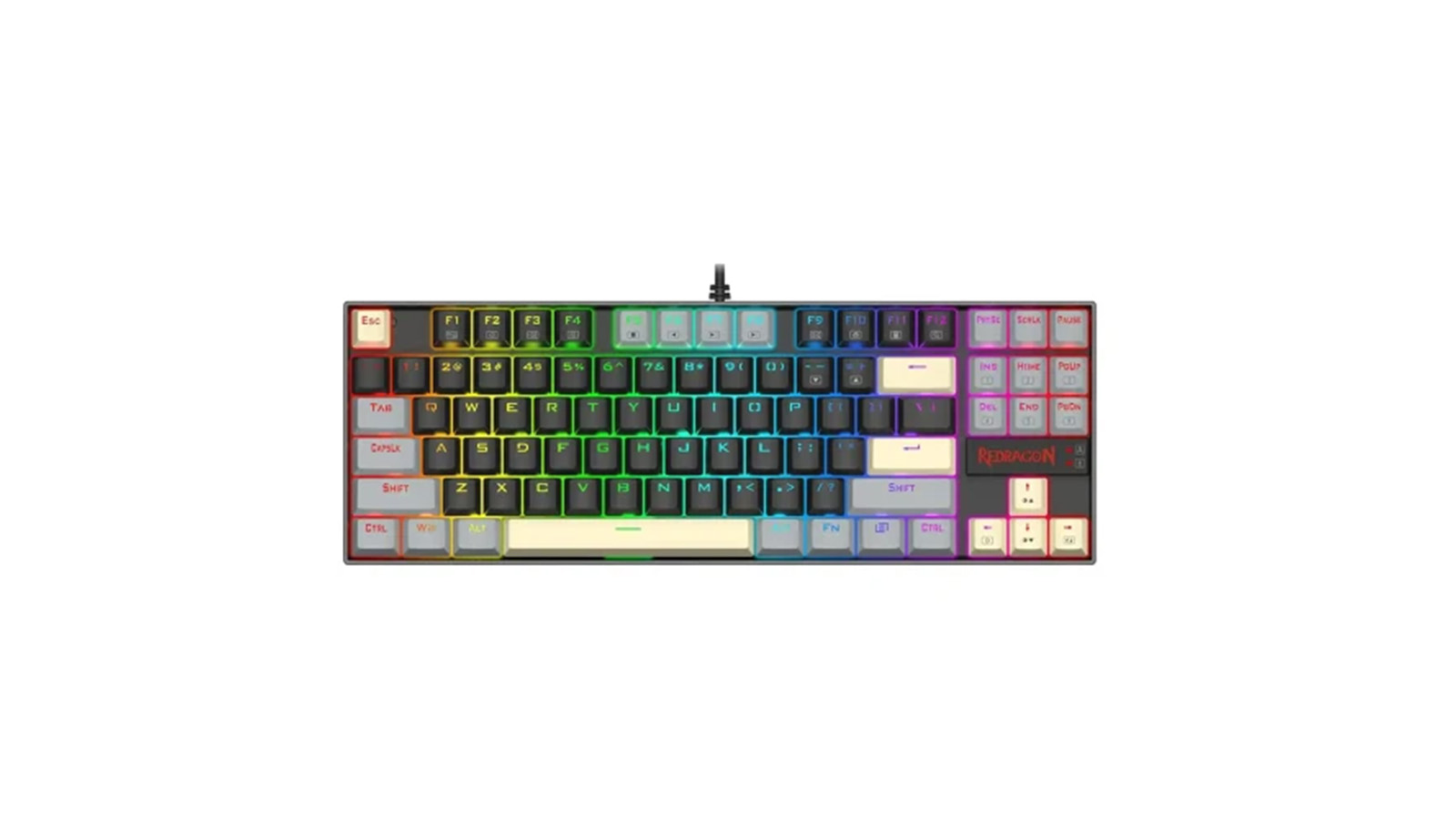 مشخصات کیبورد مکانیکال گیمینگ ردراگون مدل KUMARA K552 LGY RGB