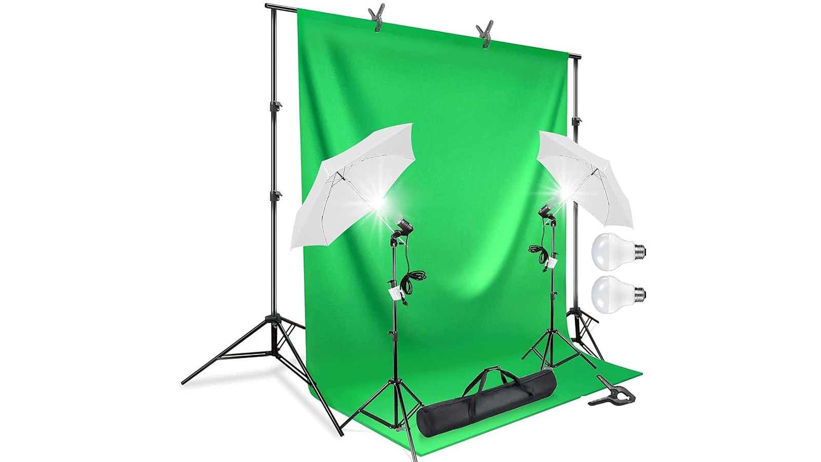 بهترین پایههای نور و پرده سبز